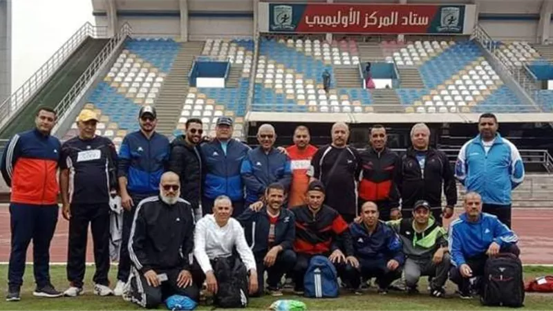 المركز الأول لفريق ألعاب القوى نادى شركة تداول الحاويات ببورسعيد