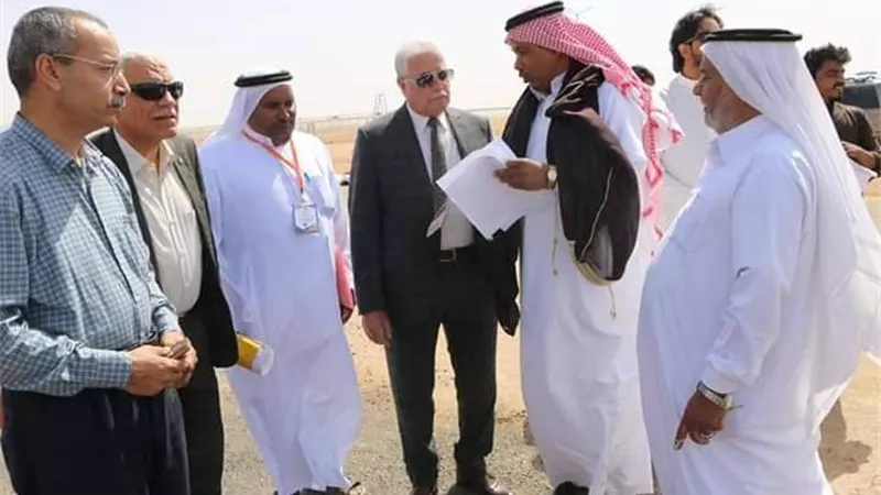 فودة يتابع اعمال اللجان والاستعدادات النهائية بمضمار الهجن