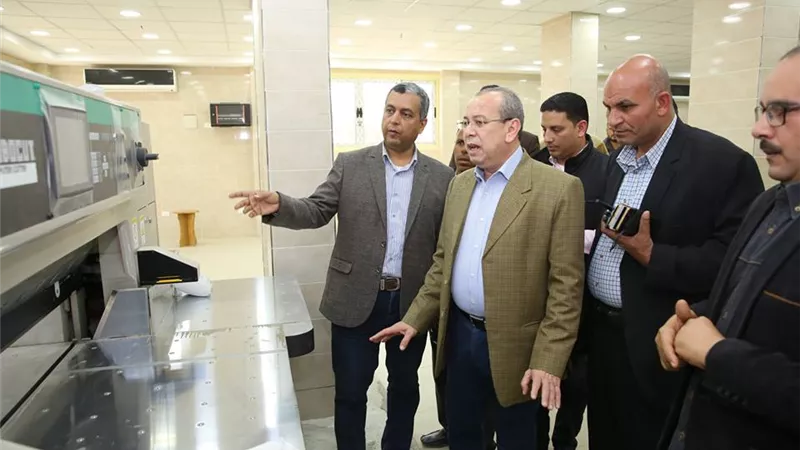 محافظ كفرالشيخ يتابع توريد وتركيب جهاز 