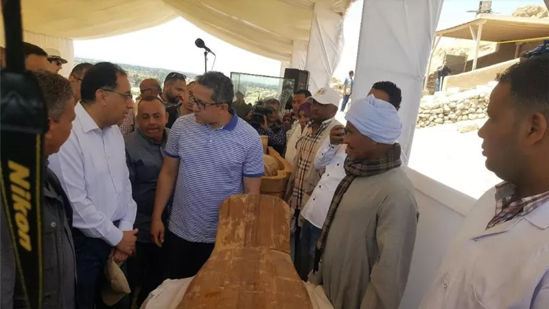 رئيس الوزراء خلال إفتتاحه أكبر مقبرة بالاقصر : الإكتشافات الجديدة تضيف زخما للتراث العالمى