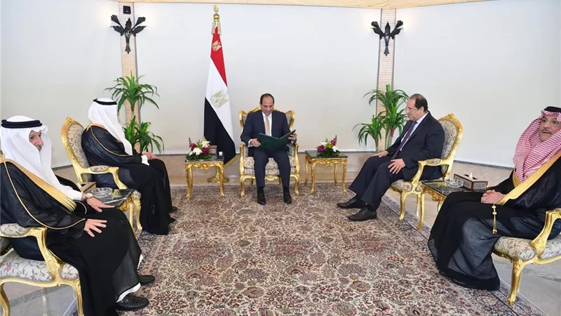 السيسى يتلقى رسالة من خادم الحرمين الشريفين