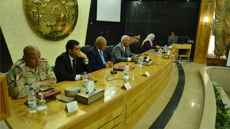 محافظ مطروح : رفع درجة الاستعداد لإجراء الإستفتاء على التعديلات الدستورية .