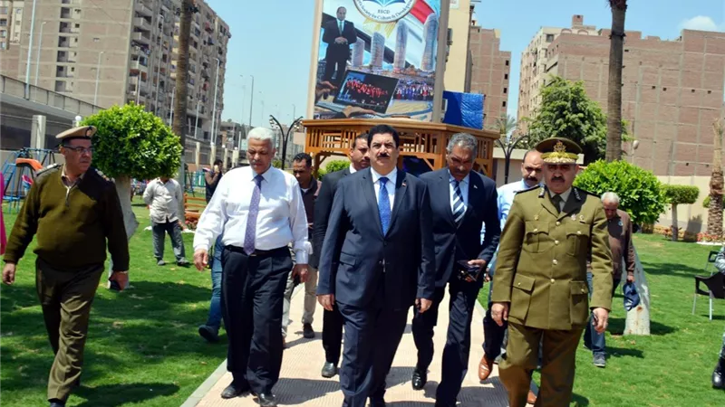 محافظ القليوبية يتففد أعمال التطوير بمسطرد