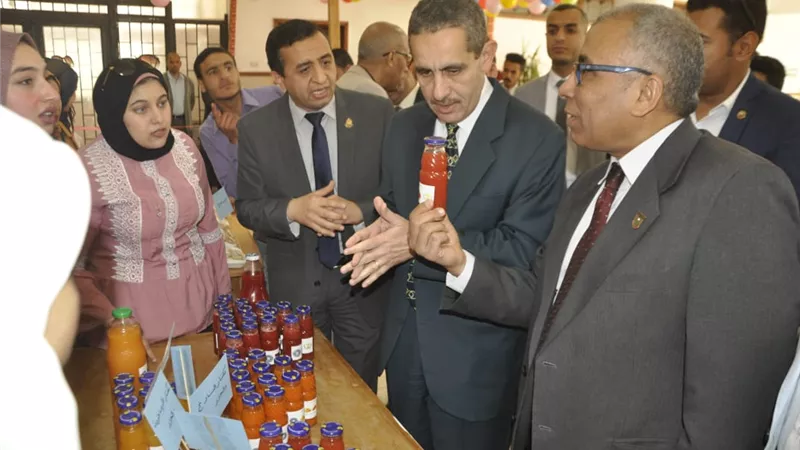 افتتاح المؤتمر الطلابي الثالث لزراعة القناة