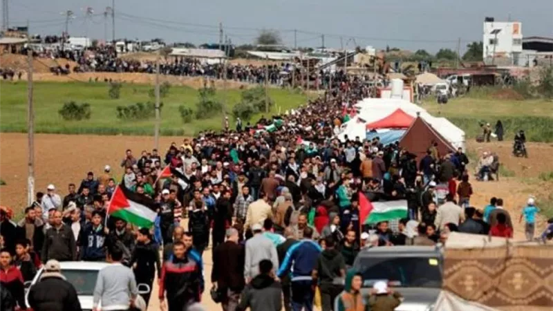 إصابة 46 فلسطينياً أثناء قمع الجيش الإسرائيلي لمسيرات على حدود غزة