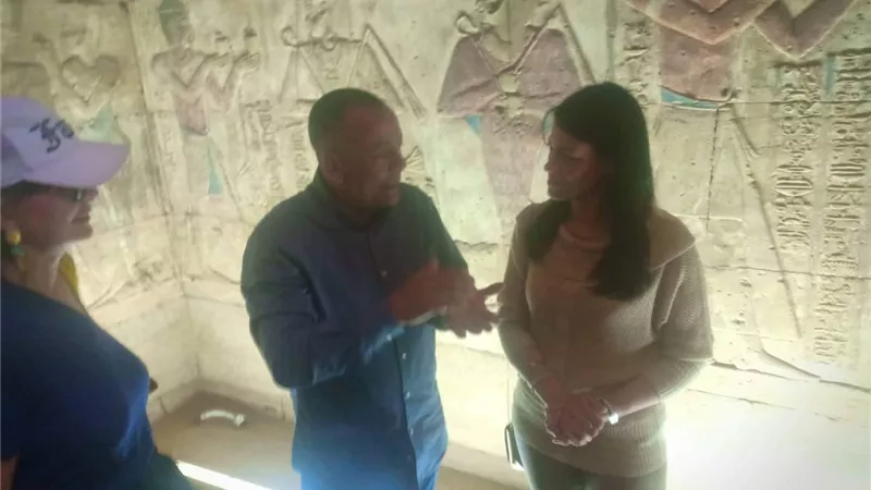 وزيرا الآثار والسياحة يفتتحان معبد الأوبت بالكرنك لأول مرة بعد ترميمه