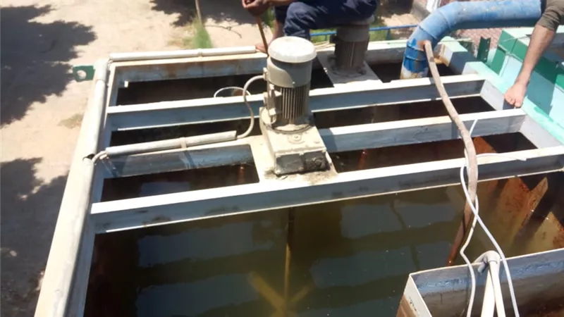غسيل وتعقيم محطة الرياينة النقالى بأرمنت