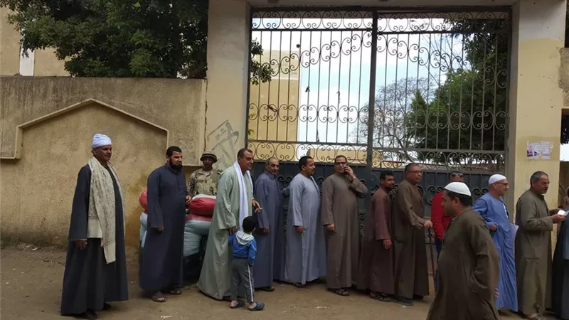 اقبال الناخبين على اللجان بقرى مركز أشمون منوفية