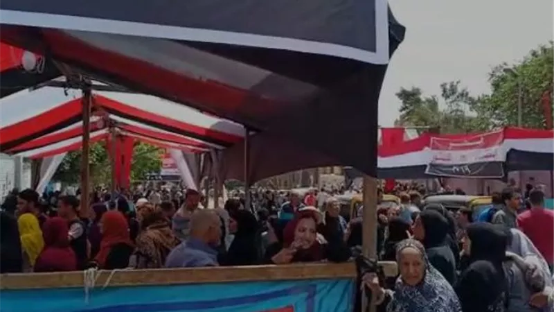 المرأة المصرية تتقدم طوابير الاستفتاء .. فيديو