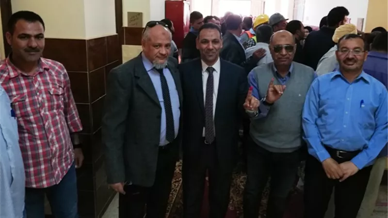 قيادات جهاز بدر تدلى بأصواتها فى الإستفتاء على التعديلات الدستورية بالصور