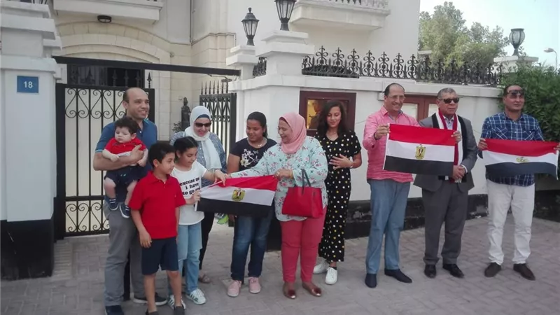 اقبال جيد على التصويت فى السفارة المصرية بالبحرين