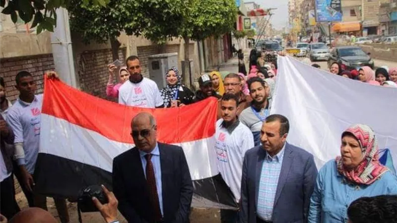 رئيس جامعة كفر الشيخ يدلي بصوته في الاستفتاء على تعديلات الدستور