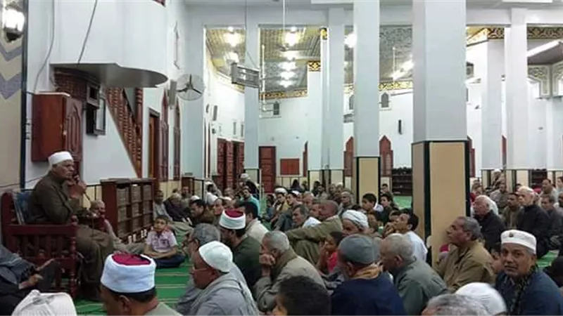 أوقاف قها احتفلت بليلة النصف من شعبان مع رواد المساجد
