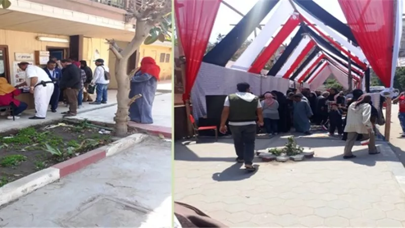 لمحة إنسانية وأصغر طفل يصوت في التعديلات الدستورية 2019 بالصور