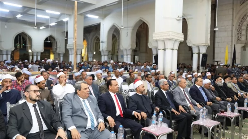 الهجان يشهد احتفال مديرية أوقاف قنا بليلة النصف من شعبان