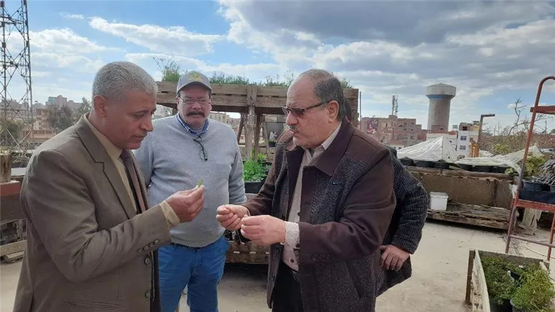 تدريب طلاب الزراعة وحديثي التخرج واصحاب المنازل على زراعة الأسطح