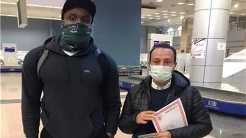 النيجيري إيك ديوجو يصل القاهرة للانضمام لسلة الزمالك