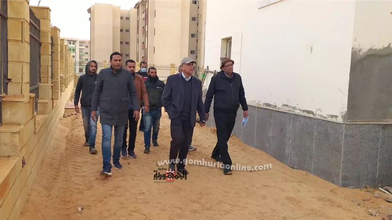 رئيس جهاز العاشر من رمضان يتفقد حى الأندلس الجديد