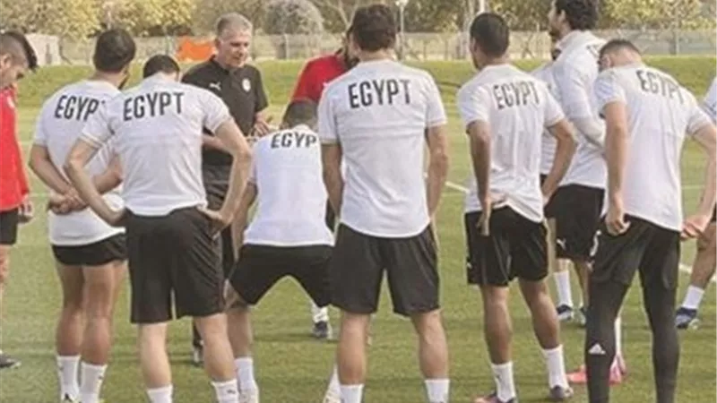 المنتخب الوطني يؤدي تدريباته استعدادًا للكاميرون