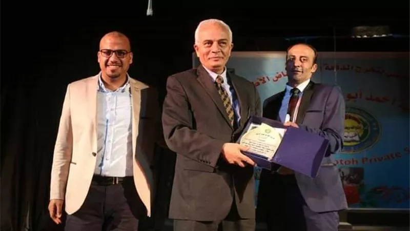 ايمن ابو الفتوح شخصية ملتقي الموهوبين بالعمرانية