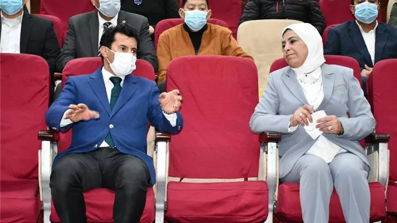 وزير الرياضة يشهد حفل تكريم الشباب وذوي الهمم بعد اجتياز المرحلة الأولي من البرامج التدريبية