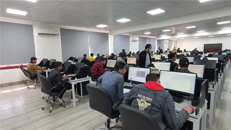 بداية الإختبارات الإلكترونية لإمتحانات الفصل الدراسي الأول ٢٠٢٢/٢٠٢١ بجامعة الدلتا التكنولوجية