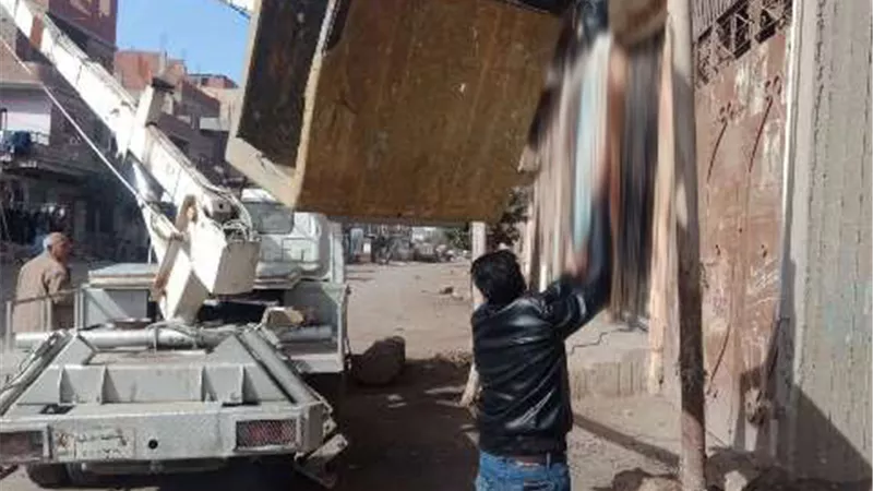 حملات موسعة لإزالة الإشغالات بالشرقية