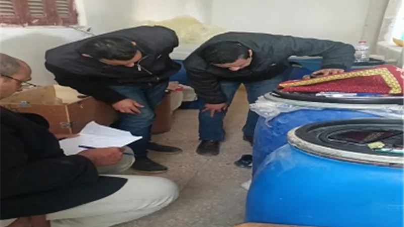ضبط مواد منتهيه الصلاحيه بمصنع لمستحضرات التجميل بالأسكندرية