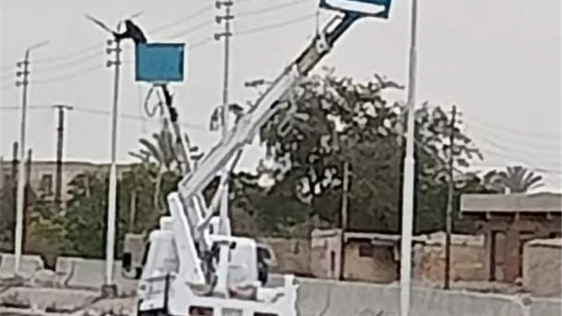 صيانة دورية وعوازل للكابلات الكهربائية في الإسماعيلية..صور