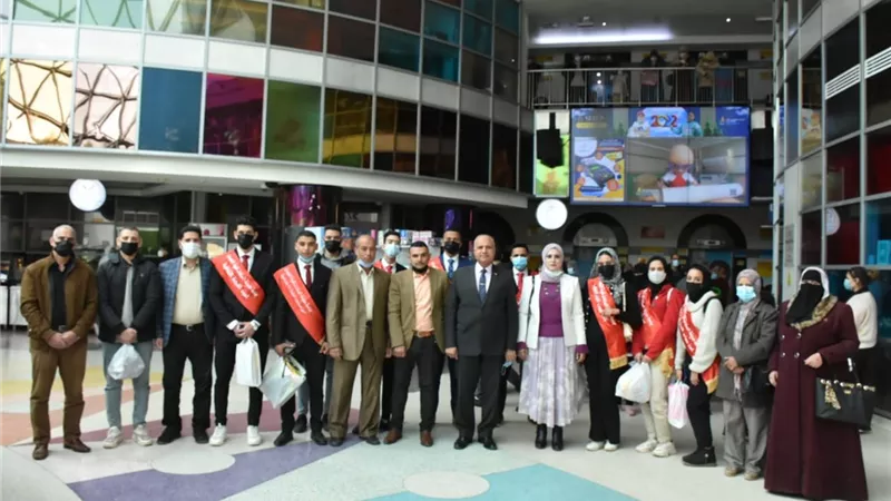 وفد من جامعة السادات يزور مستشفى سرطان الأطفال