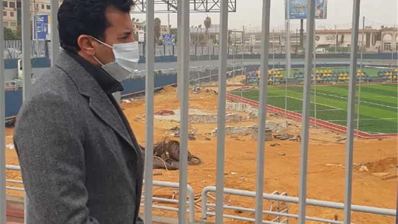 وزير الرياضة يتفقد فرع نادى النادي بشيراتون