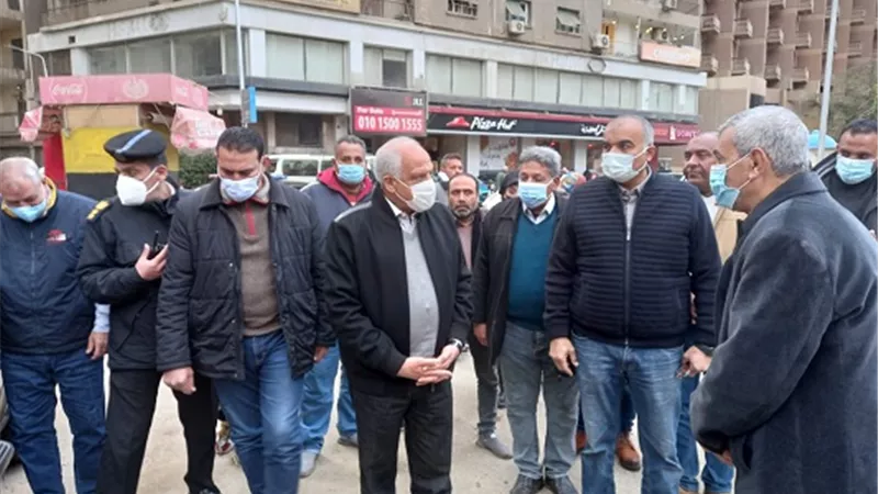 محافظ الجيزة يتفقد مجهودات شفط مياه الامطار بالدقي والعجوزة