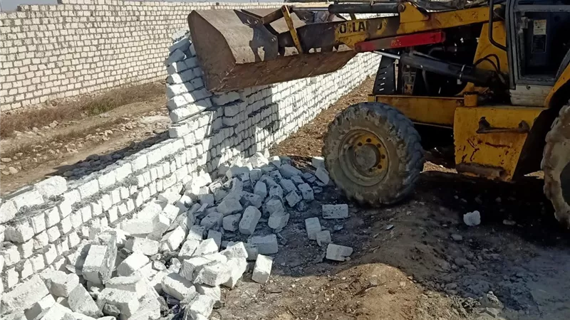 محافظة الجيزة تزيل منشأت مخالفة بأوسيم وأبو النمرس والصف والبدرشين