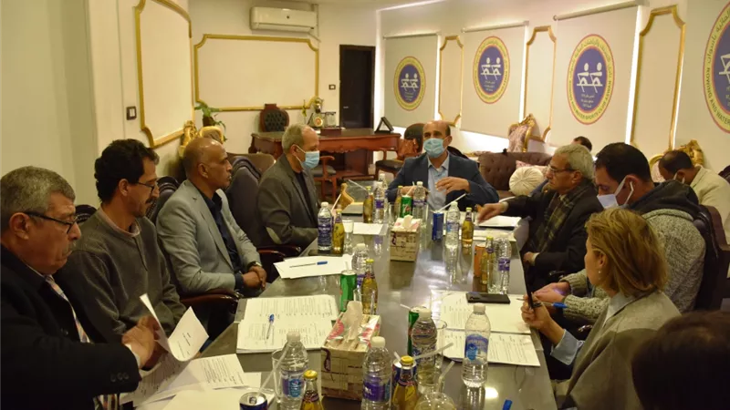 سكرتير محافظة أسوان يشهد إجتماع مجلس إدارة الإتحاد المصرى للتجديف