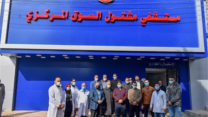 وكيل الصحة بالشرفية يوجه بالتشغيل التجريبى لقسم الإستقبال فى مستشفى مشتول