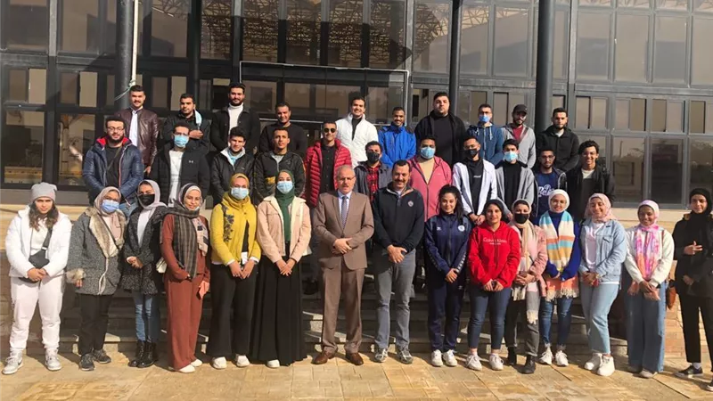 38 طالب يمثلون جامعة القناة في نهائي أمم أفريقيا 2022