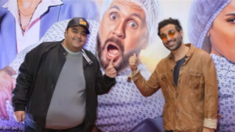 احمد فهمى يهنئ هشام ماجد بفيلمه الجديد