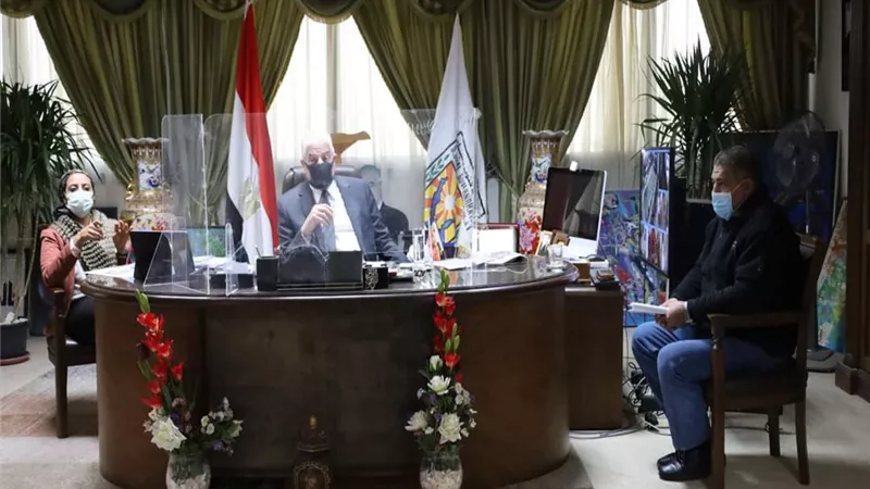 فودة يجتمع بالمجموعة الاقتصادية للمتابعة المالية لمشروعات الخطة الاستثمارية للعام المالي 2022/ 2023