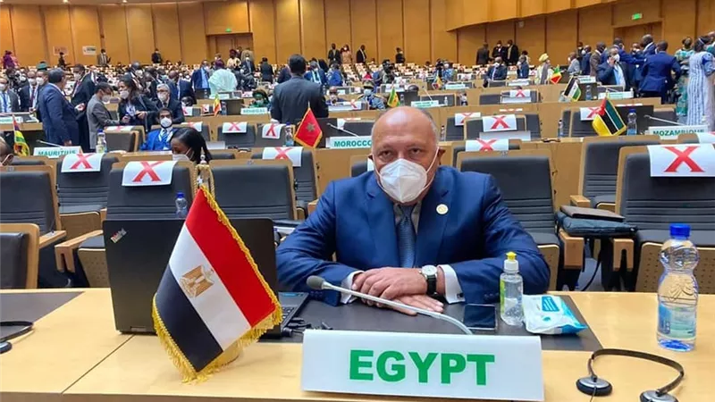 وزير الخارجية يُمثل مصر في اجتماعات الدورة العادية الـ٣٥ لقمة الإتحاد الإفريقي بأديس أبابا