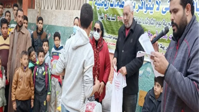 مديرية الشباب بالقليوبية تطلق القافلة الرياضية الرابعة للقرى المحرومة من الخدمات بـ