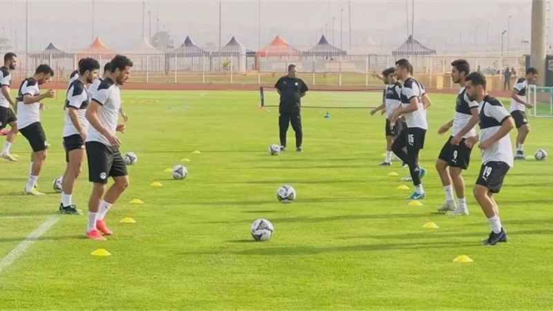 تدريب تنشيطي للفراعنة استعدادًا للسنغال فى نهائى كان 2021