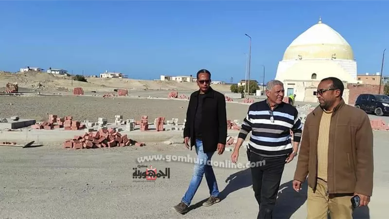متابعة الخطة الاستثمارية لعام 2021 _ 2022 لأنارة مرسى علم