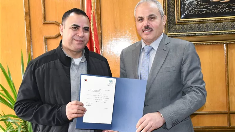 الدكتور باسم الهادى مديرا لشبكة معلومات جامعة القناة