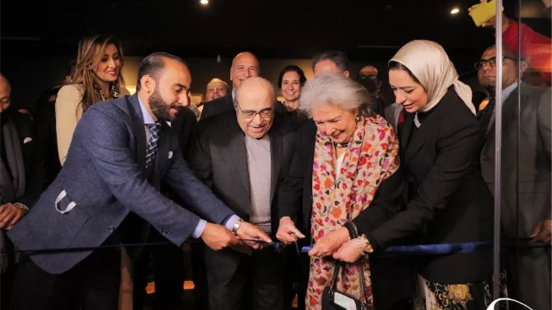 مكتبة الإسكندرية تفتتح معرض محمد حسنين هيكل بحضور محبيه.. بالصور