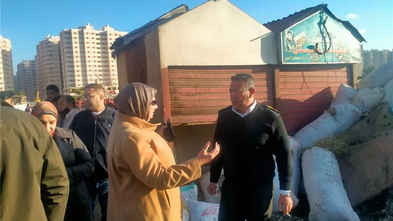 حمله نظافه مكبره بحي غرب بالإسكندرية