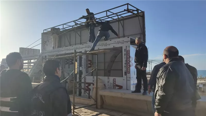 إيقاف أعمال إنشائية حاجبة لرؤية البحر بالاسكندريه