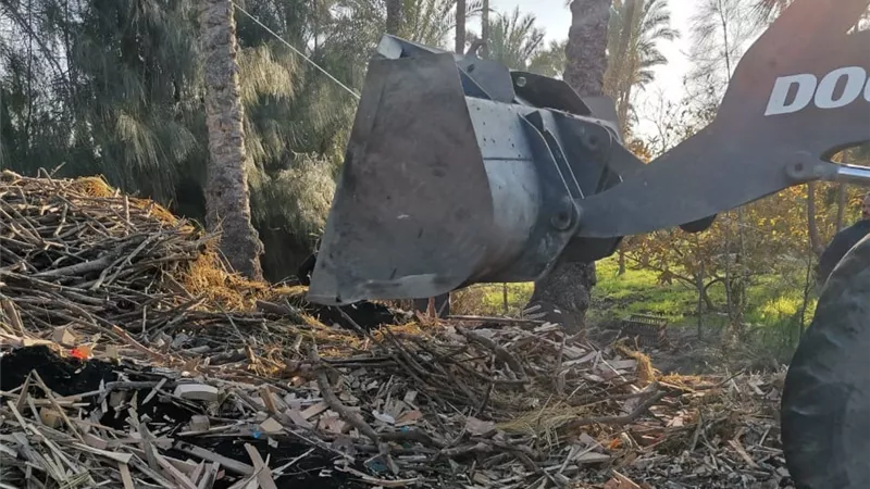 إزالة مكمورتين للفحم وإيقاف ١٦ مكمورة بدمياط لمخالفتها للإشتراطات البيئية