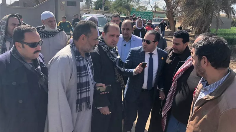 النائب أحمد بدوى .. البدء في مشروع الصرف الصحى بقرى برشوم والسيفا والصالحية