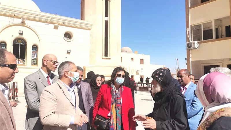 نائب محافظ أسيوط ونائب وزير السياحة والآثار يتفقدان أعمال تطوير مسار رحلة العائلة المقدسة