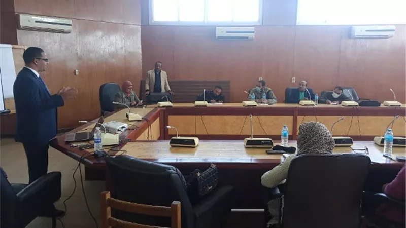 تواصل فعاليات البرامج التدريبية لجائزة جامعة جنوب الوادي للتميز الحكومي